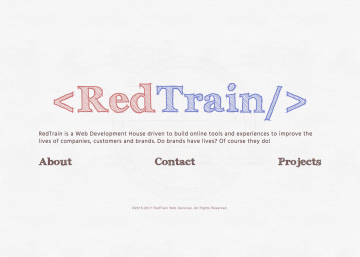 RedTrain WS Website | Image 1